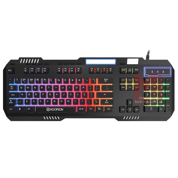 TECLADO GAMER SEMI MECÂNICO ANTI GHOSTING MJ60 HOOPSON