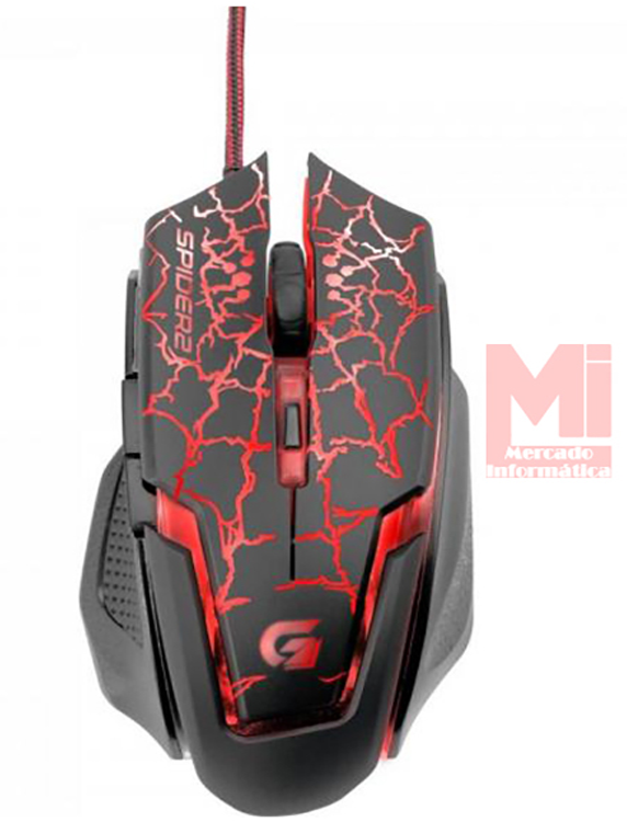 Mouse Gamer USB 3200DPI Spider 2 Fortrek